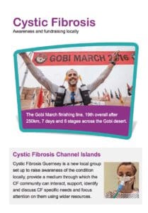Cystic Fibrosis Fundraising Flyer